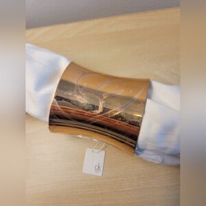Calvin Klein Wide Rose Gold Cuff Bracelet BRAND NEW